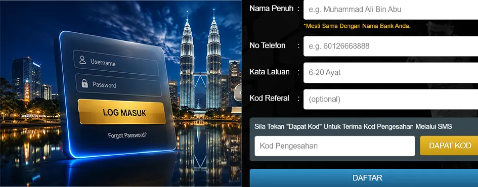 Create a Sepak888 Account